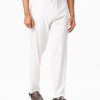 White Premium Pant Pajamas in premium-quality soft Cotton fabric. Five pockets, button fastening with adjustable drawstring on the front & zipper fly.