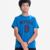 Teen boy short-sleeved t-shirt in cotton single jersey fabric. Round neck and typography printed.